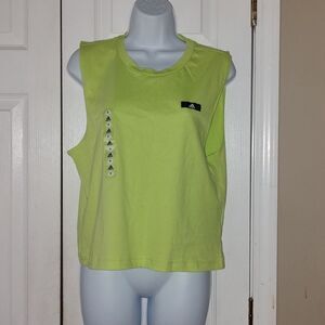 Adidas  lime best friends tank top  Sz M  NWT